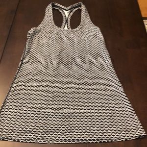 lululemon athletica Black and White Tank Top